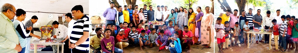  Agrawal Samaj Charminar Branch celebrated Diwali with orphan children 