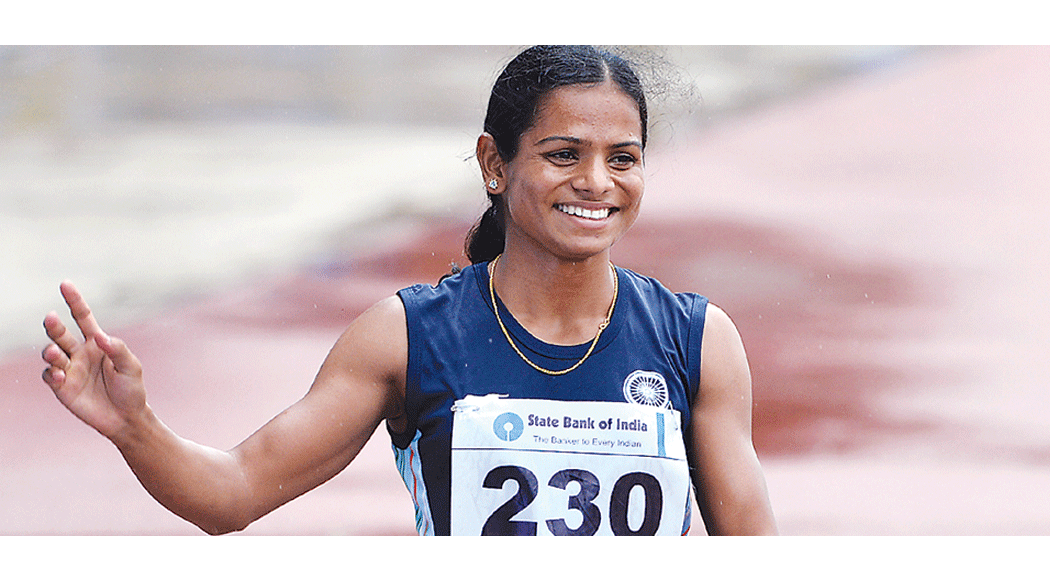 Sprinter Dutee Chand improves her own record 30june 