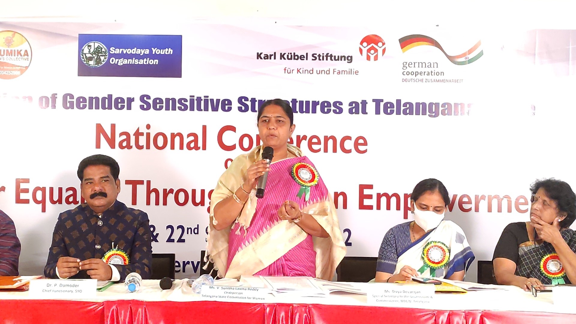  Development of society is not possible without women empowerment - Sunita Laxma Reddy 