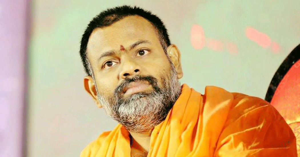  swami paripoorna banned a spiritual leader from Hyderabad for six month