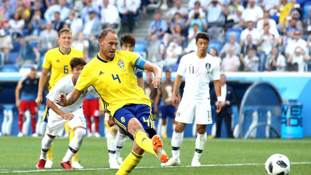 Sweden won on South Korea 