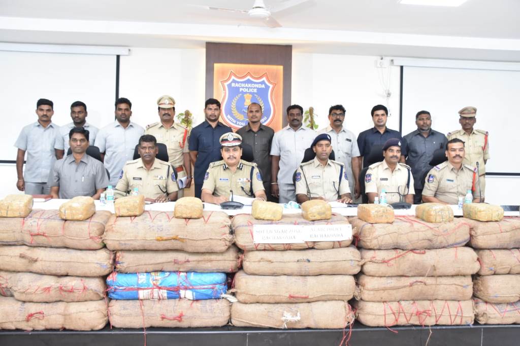  Ganja worth two crores seized, four accused arrested 