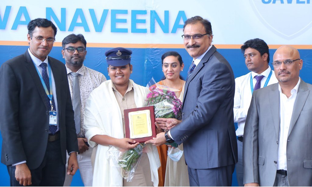  Apollo Hospitals lauds police constable Dawa Naveena for saving   life with CPR  