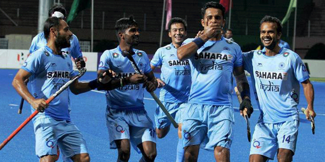 Indian Men's Hockey team in Finals 1july2018   