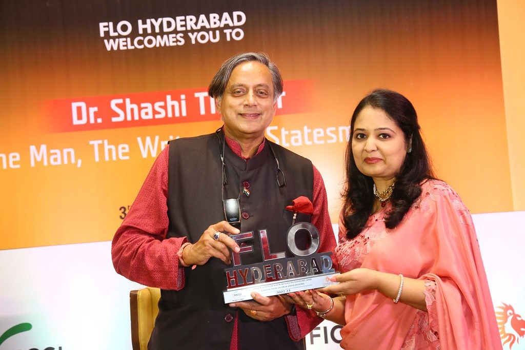 FLO organized an interactive session Dr. Shashi Tharoor—The Man, The Writer, The Statesman  